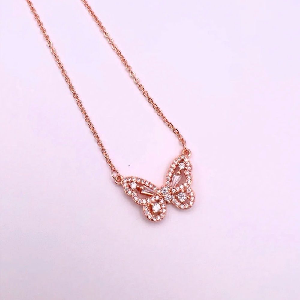 Elegant Butterfly Pendant Necklace